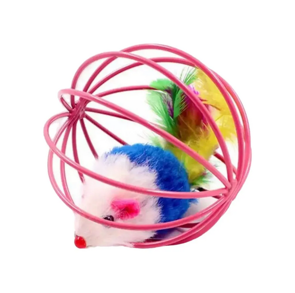 Interactive Mouse Auto Balancing Ball Toy for Cats