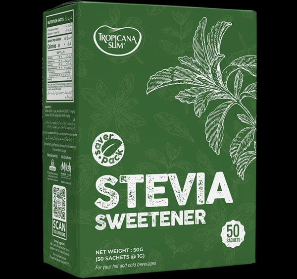Tropicana Stevia Sweetener Saver Pack 50g - 50 Sachet (50x1gm)