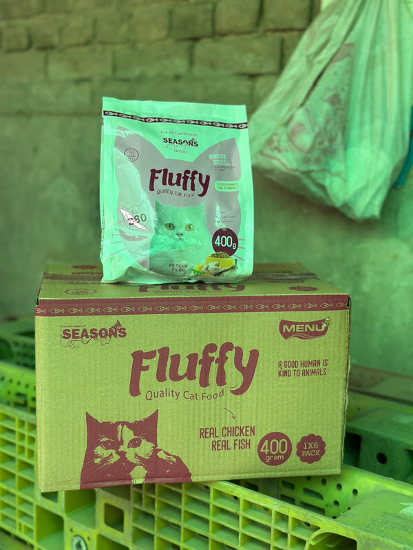 New 400gram FLUFFY CAT FOOD