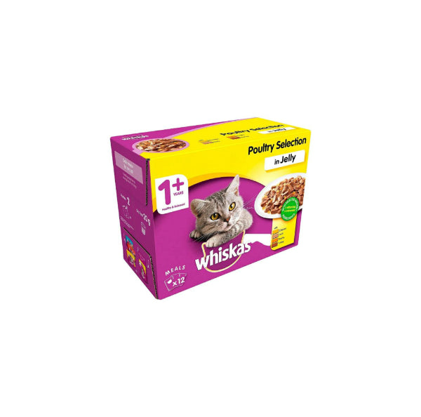 Whiskas Sachet  1 plus Poultry Selection Jelly - 85gm