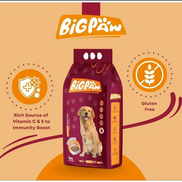 Big-Paw Premium Adult Dog Food - 3kg